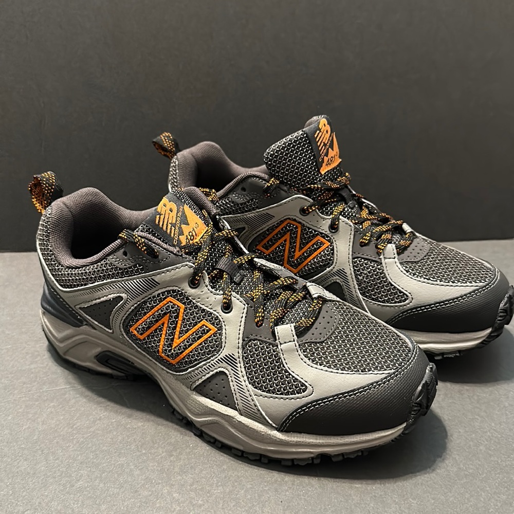 NWOT New Balance 481 v3 All Terrain Shoes Orange & Grey Men 8